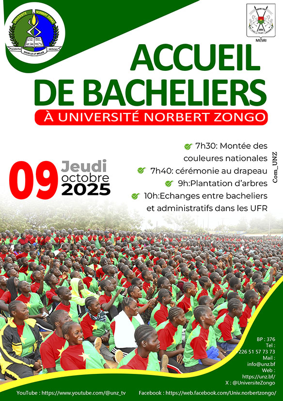 Accueil Bachelier 2025 MAnga OK